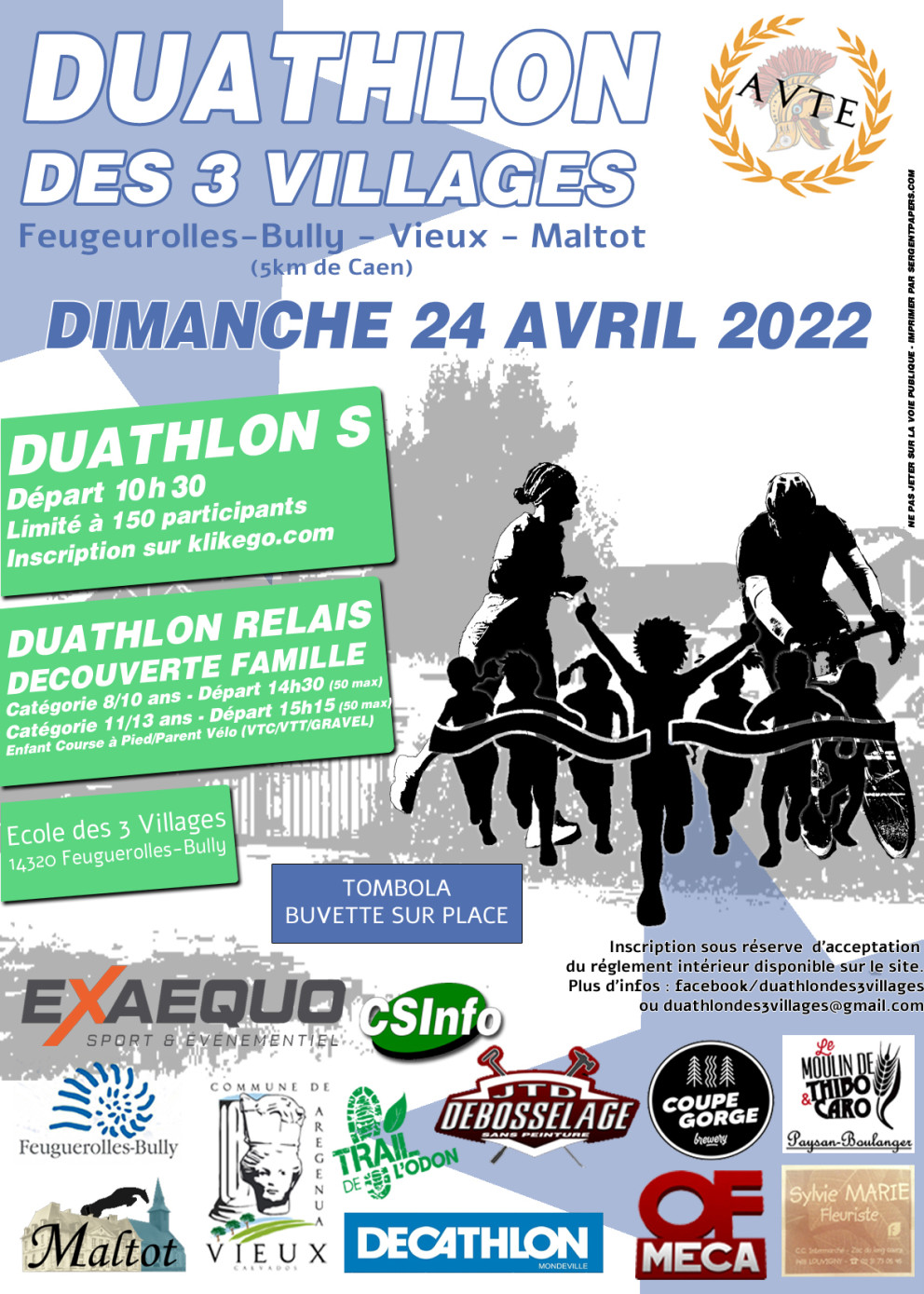 Duathlon 2022 affiche