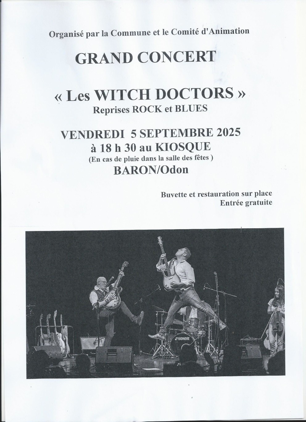 Concert Baron 5 sept 2025